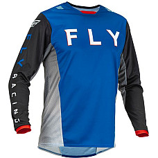 Camasa off-road T-shirt off road FLY RACING KINETIC KORE colour neagra/blue size M FLY FLY 376-421M