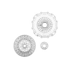 Set ambreiaj Kit ambreiaj 400mm IVECO OE IVECO 500086761