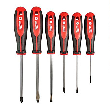 Set scule Set of screwdrivers 6 pcs wrench / tool type: screwdrivers screwdriver size mm: 05x3.0 pozidriv size: PZ1 PZ2 MILWAUKEE 4932471806