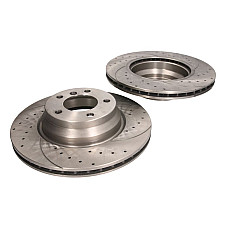 Disc frana de performanta High-efficiency brake disc 2pcs SPEEDMAX Ventilated Cut-Drilled front  L/R outer diameter 330 mm thickness 24 mm  BMW 1 E81 1 E82 1 E87 1 E88 1.6-3.0D 12.04-06.15 SPEEDMAX C3B037ABETUOTUV