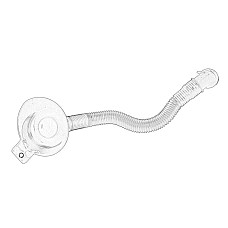 Conducta, stut umplere ulei Oil filler pipe FORD TRANSIT V363 2.0D 03.16- OE FORD 2029648