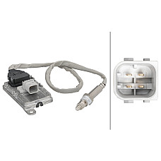 Senzor NOx, Catalizator NOx NOx sensor MERCEDES ANTOS AROCS ATEGO 3 ECONIC 2 OM470.906-OM936.973 07.12- HELLA 6PN358 186-021