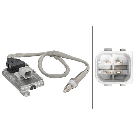 Senzor NOx, Catalizator NOx NOx sensor MERCEDES ANTOS AROCS ATEGO 3 ECONIC 2 OM470.906-OM936.973 07.12- HELLA 6PN358 186-021