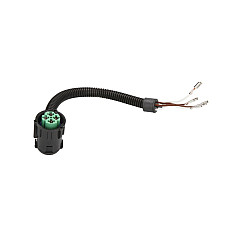 Stecher Mufa de metalica numar pini: 4 forma mufa: baioneta/rotundcablu verde TRUCKLIGHT CA-UN011