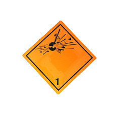 Semn de avertizare Warning/information boardWarning/information board ADR 1 1pcs CARGOPARTS CARGO-T074/T