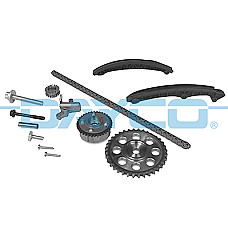 Chit lant de distributie Timing set chain + sprocket AUDI A1 A3 SEAT ALHAMBRA IBIZA IV SC VW BEETLE CC B7 EOS GOLF PLUS V GOLF V GOLF VI JETTA III JETTA IV PASSAT B6 PASSAT B7 POLO V 1.4-1.6LPG 10.03- DAYCO DAYKTC1223