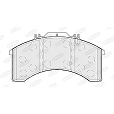 Set placute de frana BENDIX numar WVA: 29011 IVECO EUROCARGO I-III EUROSTAR EUROTECH MH EUROTECH MP EUROTECH MT MAGIRUS 8060.25V.4800-F4AE3681E 01.91- BERAL BCV29011T