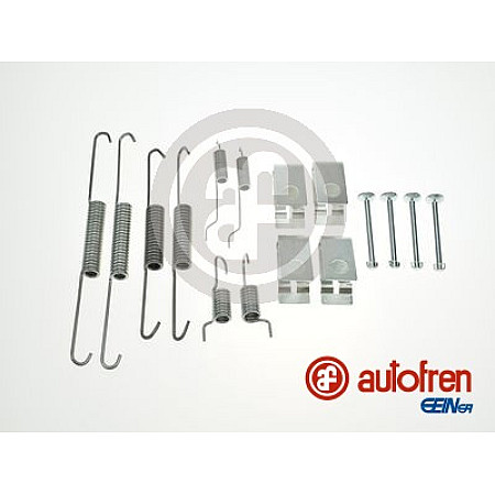 Set accesorii, sabot de frana Set de montaj pantofi de frana NISSAN NISSAN ALMERA II PRIMERA 1.5-2.0D 06.96-11.06 AUTOFREN SEINSA D3-1077A