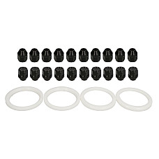 Trusa de montare a jantei de aliaj Fitting kit P 76x601 BLACK N M12x15 K21 CLOSED H29 1 kit / 4 wheels - B/N qty 20 MAK MAK 8000000213