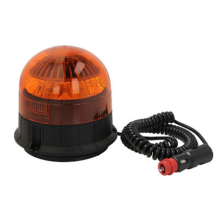 Girofar Rotating beacon orange 10/30V LED magnetic fixing no of programs: 1 double flash with lighter socket cable VIGNAL VALD14729