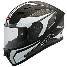 Cati integrale Helmet full-face helmet SMK STELLAR DYNAMO MA216 colour neagra/matt/white size 2XL unisex SMK SMK0110/18/MA216/2XL
