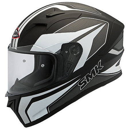 Cati integrale Helmet full-face helmet SMK STELLAR DYNAMO MA216 colour neagra/matt/white size 2XL unisex SMK SMK0110/18/MA216/2XL