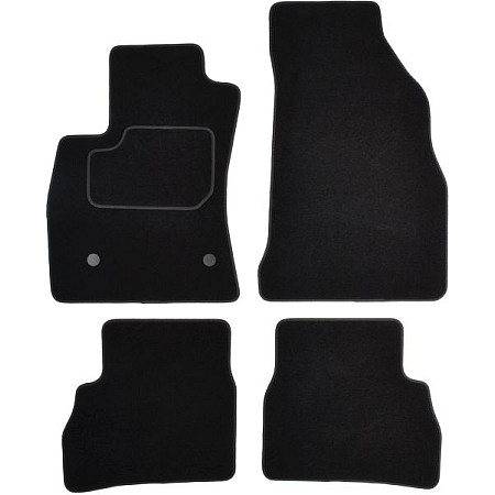 Covoras podea textil Floor mats Velours 4 pcs front/rear set colour neagra FIAT DOBLO DOBLO CARGO 01.10- Van 7 places MAMMOOTH MMT A041 FIA120 PRM 01