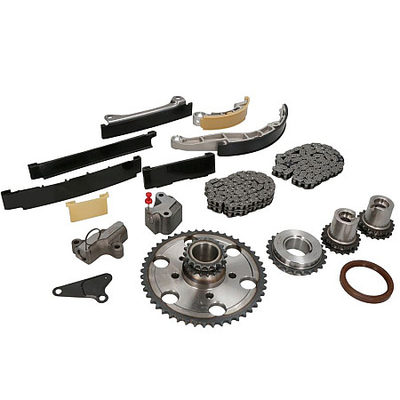 Chit lant de distributie Timing set chain + sprocket NISSAN CABSTAR NP300 NAVARA PATHFINDER III 2.5D 01.05- HEPU HEP21-0437