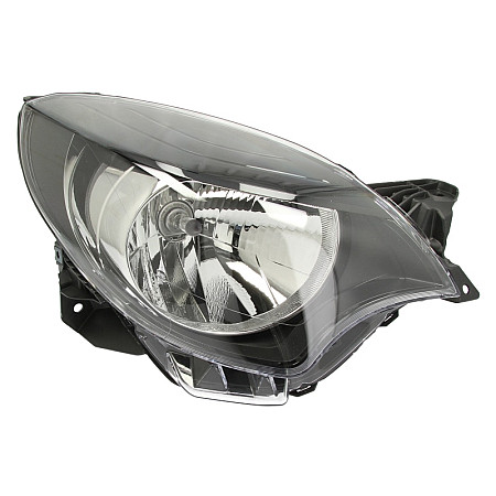 Far Lampa frontala Dreapta halogen H4 electric fara motoras RENAULT TWINGO II -10.14 VALEO VAL044758