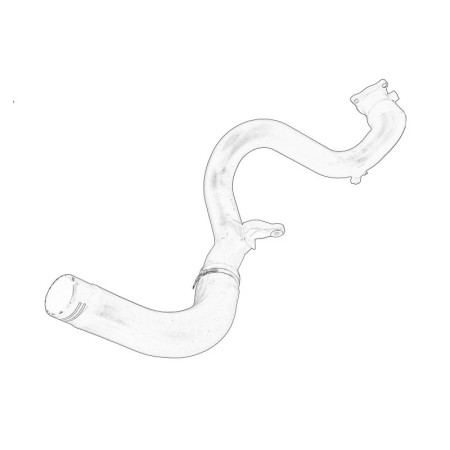 Furtun ear supraalimentare intercooler Stanga intercooler-acceleratie FIAT BRAVO II 1.4/1.9D 04.07-12.14 OE FIAT 51825996