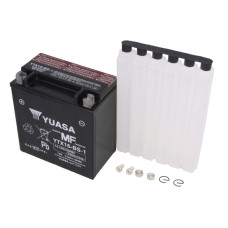 Acumulator Pornire yuasa Acumulator 12V 14Ah 230A dimensiunea socul de curent 150x87x161 cantitate de electrolit 0.78 poli + / L de aerisire YUASA YTX16-BS-1 YUASA