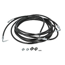 Conducta, dispozitiv de basculare cabina Cab tilt hose 7220mm M12x15mm RVI MAGNUM 09.90- PETERS 253.685-00