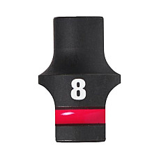 "Tubulare si accesorii Socket impact Hexagonal 1/2"" metric size: 8 mm finish: neagra" MILWAUKEE 4932480302