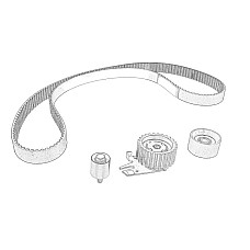 Set curea de distributie Timing set belt+ sprocket ALFA ROMEO GIULIA STELVIO 2.2D 10.15- OE FIAT 6000629053