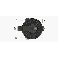 Electromotor, ventilatie interioara Suflanta de aer CHRYSLER SEBRING DODGE AVENGER CALIBER JOURNEY HONDA ACCORD VIII CROSSTOUR I CR-V III CR-V IV PILOT JEEP COMPASS PATRIOT MAZDA CX-9 1.6D-4.0 01.05- AVA COOLING HD8327 AVA