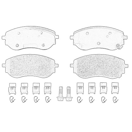 Set placute de frana Fata MERCEDES X 470 2.3D/3.0D 09.17- OE MERCEDES 470 420 53 00