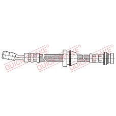 Furtun frana Furtun/conducta de frana flexibil Fata Dreapta/Stanga lungime 402mm M10x1 CHEVROLET MATIZ SPARK DAEWOO MATIZ TICO 0.8-1.2LPG 01.96- QUICK BRAKE QB58.919