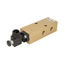 Supapa,control ax ridicare aer comprimat Supapa de control a axei sub tensiune ILAS E conectori: 4xM16x15 HALDEX 352061111