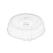 Suport radiator Radiator mounting bottom rubber  VW CRAFTER 2.0D/Electric 09.16- OE VW 4M0 121 268A