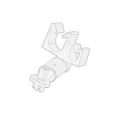 Suport, conducta de agent frigorific Air conditioning hose/pipe support CITROEN BERLINGO BERLINGO MULTISPACE BERLINGO/MINIVAN C4 I C4 II C8 DS4 DS5 JUMPY II PEUGEOT 3008 307 307/KOMBI 308 I 5008 5008 I 08.00- OE PEUGEOT 1608682680