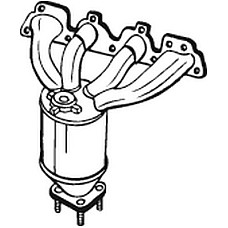 Catalizator CHEVROLET AVEO OPEL ADAM ASTRA J ASTRA J GTC CORSA D CORSA D/HATCHBACK CORSA E CORSA E/HATCHBACK MERIVA B 1.2-1.4LPG 09.09- BOSAL BOS090-198