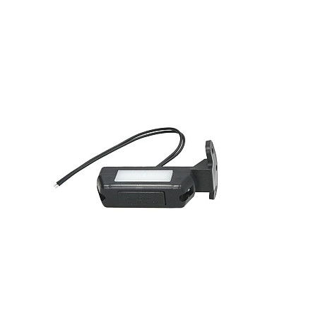 Lampa gabarit Outline marker lights L red/white LED height 105mm width 28mm depth 34mm hang hose length 210 with hanger 12/24V with angular hanger WAS 1081L/III W140