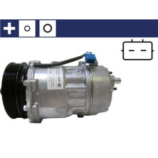 Compresor, climatizare Air-conditioning compressor VW LT 28-35 II LT 28-46 II TRANSPORTER T4 2.5D/2.8D 09.95-07.06 MAHLE ACP 79 000S