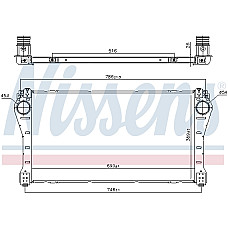 Admisie racitor de aer Supply air cooler TOYOTA AURIS AVENSIS VERSO 1.6D/2.0D 11.13-12.18 NISSENS NIS 961250