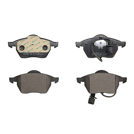 Set placute de frana Fata cu senzor de uzura integrat AUDI 100 C4 A6 C4 1.8-2.8 12.90-12.97 BRECK 20676 00 701 10