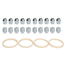 Trusa de montare a jantei de aliaj Fitting kit O 76x671 N M12x15 K21 CLOSED H29 1 kit / 4 wheels - B/N qty 20 MAK MAK 8000000339