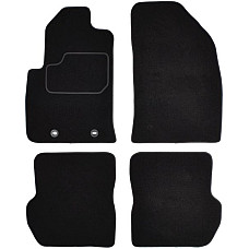 Covoras podea textil Floor mats Velours 4 pcs front/rear set colour neagra FORD FIESTA V 11.01-06.08 Saloon for 3-door version MAMMOOTH MMT A041 FOR85 PRM 01