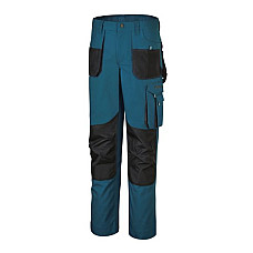 Imbracaminte de protectie si de lucru Pantaloni lung marime: M material: fibra de poliester / bumbac gramaj: 260g/m culoare: albastru/verde BETA BE7900P/M