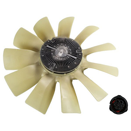 Ventilator, radiator Fan clutch with fan 750mm number of blades 11 number of pins 7 VOLVO FH FH II FH16 FH16 II D13A400-G13C460 01.03- FEBI FE46761