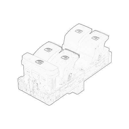 Comutator,macara geam Window lifter switch front L neagra chromium-plated SEAT ATECA LEON LEON ST 1.0-2.0D 09.12- OE SEAT 5G0 959 857GIHA