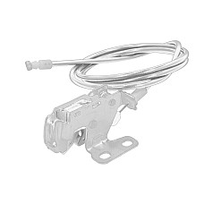 Incuietoare usa Spate Stanga cu cablu bowden superior CITROEN JUMPER II FIAT DUCATO PEUGEOT BOXER 04.06- OE FIAT 1379730080