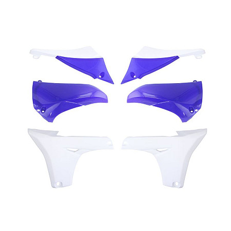 Kituri de plastic Radiator covers colour Blue/White YAMAHA YZ 450 2010-2013 CEMOTO 8413800012 CEM