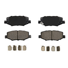 Set placute de frana Spate EN no ECE R90 certification DODGE NITRO JEEP CHEROKEE WRANGLER III 2.8D-4.0 01.06- USA BCD1274AT