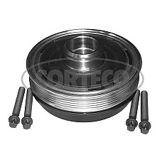 Set fulie, arbore cotit Crankshaft pulley BMW 2 F45 2 GRAN TOURER F46 X1 F48 X2 F39 MINI F55 F56 F57 CLUBMAN F54 COUNTRYMAN F60 2.0/2.0D 09.13- CORTECO CO49444031