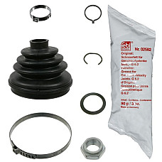 Ansamblu burduf, articulatie planetara Burduf cauciuc cap planetara exterior fi: 22/84 lungime83 set AUDI 80 B2 90 B2 COUPE B2 SEAT CORDOBA IBIZA II TOLEDO I VW CORRADO GOLF I GOLF II 1.6-2.3 01.81-09.02 FEBI FE08301