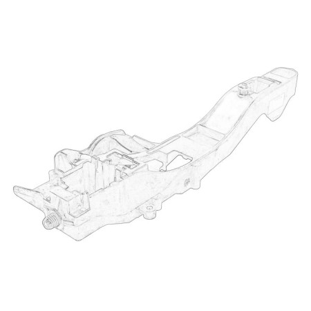 Balama usa Element maner usa suport exterior pentru manerul usii Fata Dreapta usa glisanta FIAT SCUDO PEUGEOT 207 02.06-03.16 OE FIAT 9680656580