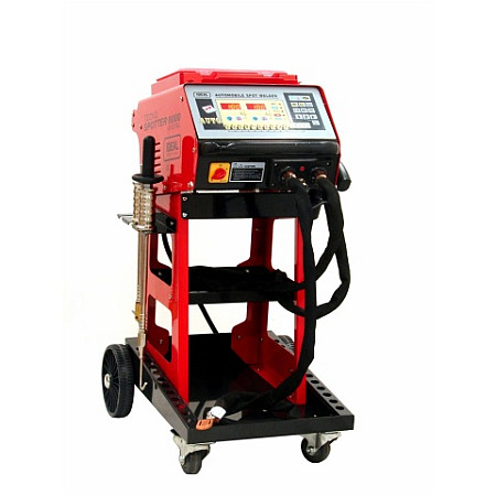 Aparat sudare in puncte Sudori la fata locului pentru reparatii caroserie auto TECNO SPOTTER 8000 DIGITAL 400V 19kW indreptat tabla caroserie lovita pentru elemente de otel IDEAL TSPOT8