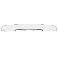 Garnitura capacului portbagajului Boot lid strip for painting NISSAN QASHQAI I OE NISSAN 90812JD00H