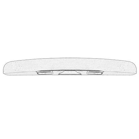 Garnitura capacului portbagajului Boot lid strip for painting NISSAN QASHQAI I OE NISSAN 90812JD00H