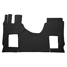 Covor compartiment picioare F-CORE pe intregul etaj scaun pneumatic pentru pasageri cantitate in set 1 szt. material - piele matlasata eko culoare - negru cabina lata 250 cm MERCEDES ACTROS MP4 / MP5 07.11- F-CORE F-CORE FL32 BLACK